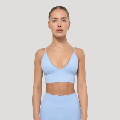 GymBeam Luma Sports Bra Baby Blue