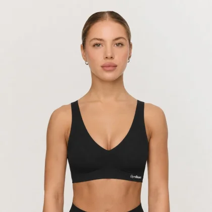 GymBeam Comfy Seamless Bra Black