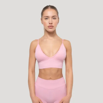 GymBeam Luma Sports Bra Baby Pink