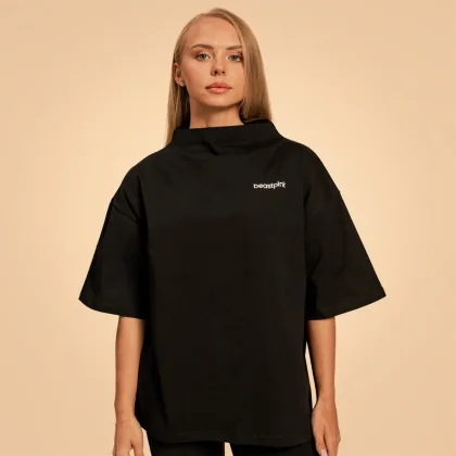 BeastPink Women‘s Bliss Oversized top Black