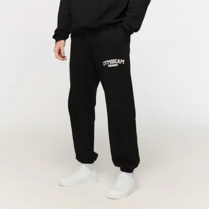 GymBeam Varsity Sweatpants Black