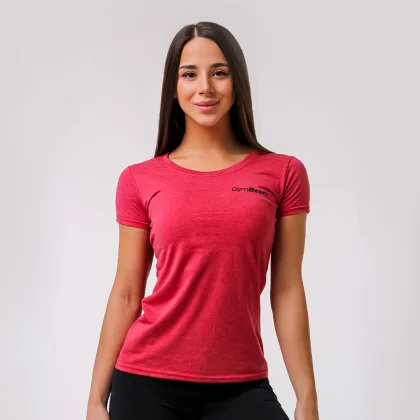 GymBeam Koszulka Basic Vintage Red
