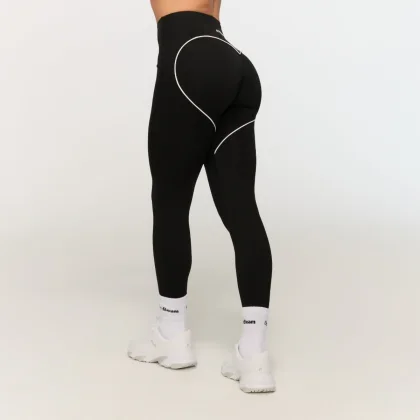 GymBeam Women‘s Varsity Leggings Black