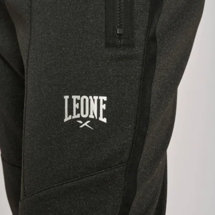 Spodnie Leone Melange ABX615 – wygodne, z elastycznym pasem i kieszeniami