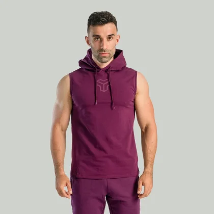 STRIX Koszulka bez rękawów z kapturem Essential Plum
