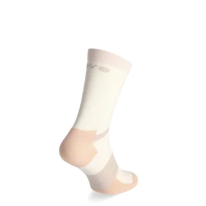 Skarpety biegowe Inov-8 Active High Sock - Kość Słoniowa-Róża