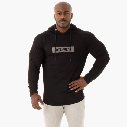 Ryderwear Męska Bluza Base Hoddie Czarna