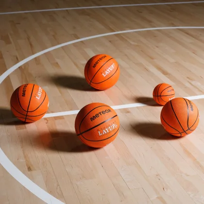 Piłka do koszykówki Meteor Layup 7 pomarańczowy