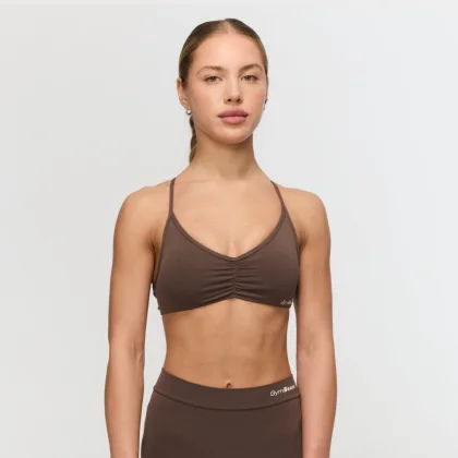 GymBeam Fierce Sports Bra Cappuccino