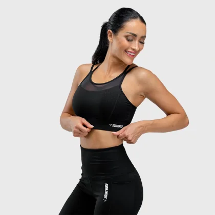 SQUATWOLF We Rise Sports Bra Black