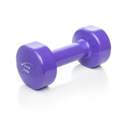 Hantla vinyl 4 kg purpurowy