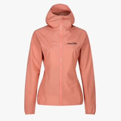 Kurtka do biegania damska Inov-8 Stormshell FZ V2 - coral