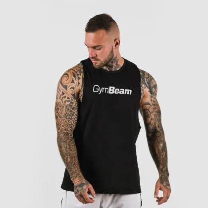 GymBeam Podkoszulek Cut Off Black