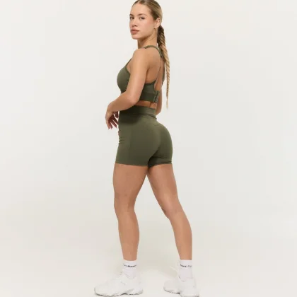 GymBeam Women‘s Combat Shorts Olive Grey