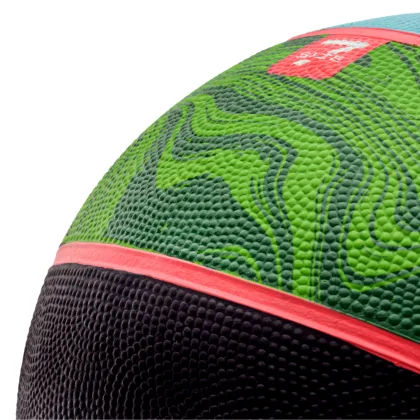 Piłka do koszykówki Meteor Dribble niebieski/zielony