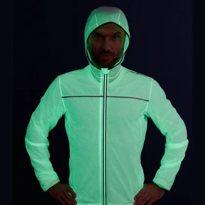 Świecąca wiatrówka dla biegaczy Tripower Lightspeed