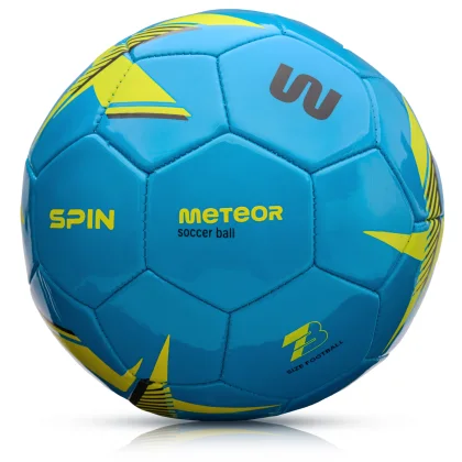Piłka nożna Meteor Spin 3 niebieski