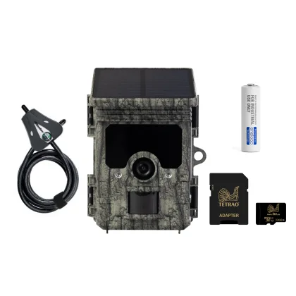 Komplet fotopułapka TETRAO Tyto Solar 46 Mpx, 940 nm - z panelem solarnym