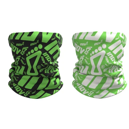 Chusty Inov-8 Snood Czarno-zielona i zielono-biała