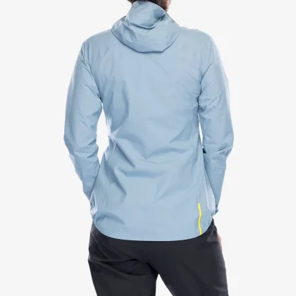 Kurtka do biegania damska Inov-8 Stormshell FZ V2 - blue grey