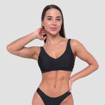 GymBeam Women‘s Sports Bikini Top Black