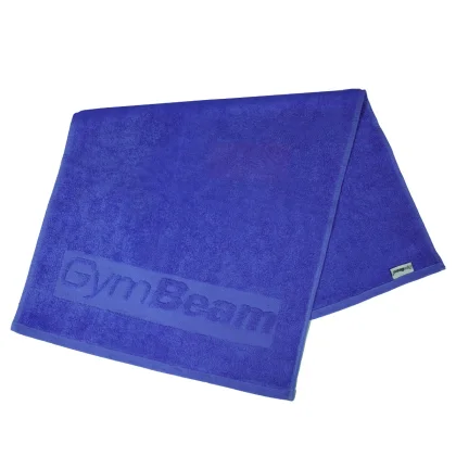 GymBeam Niebieski ręcznik do fitnessu