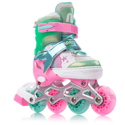 Rolki Meteor dla dzieci M 34-37 Mermaid