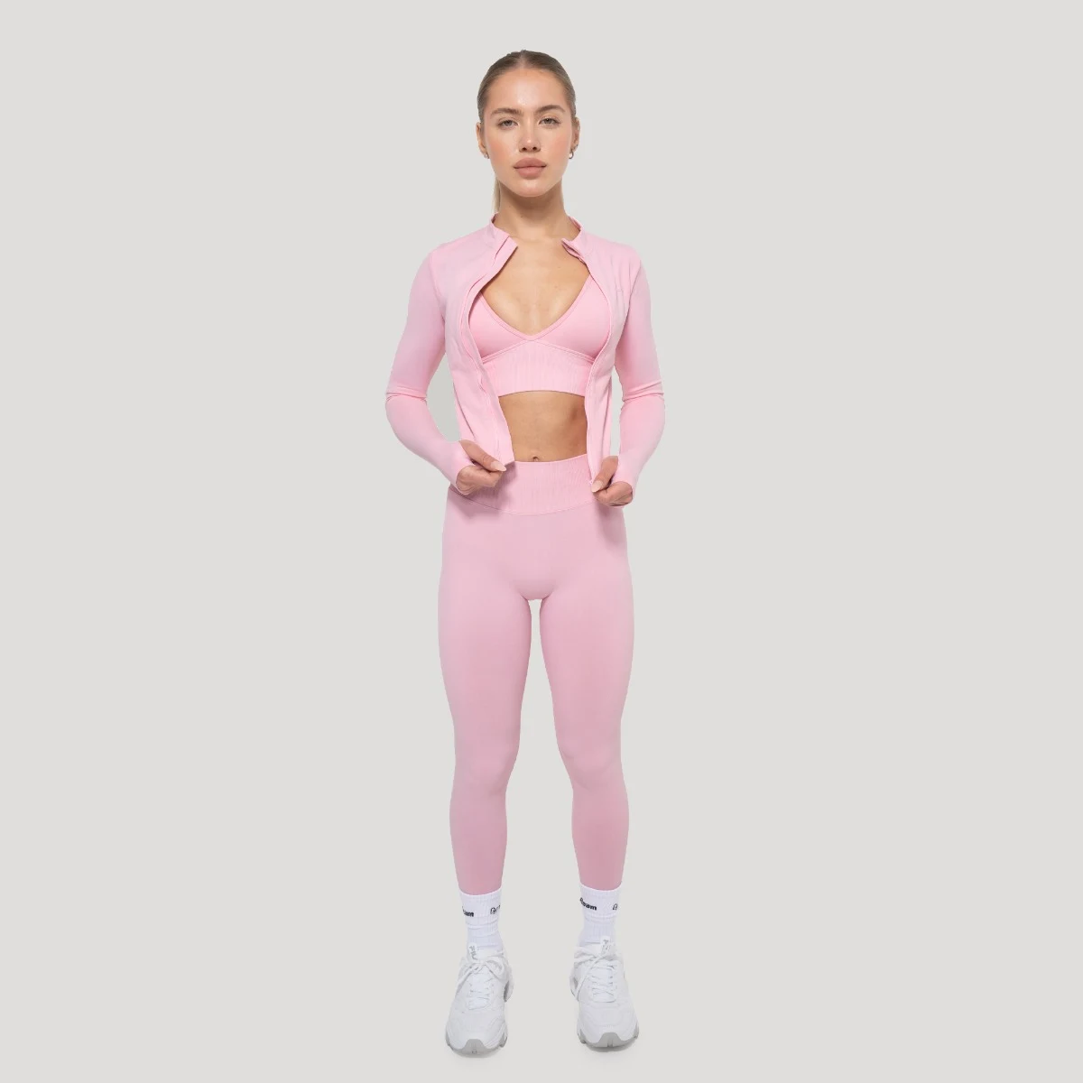 GymBeam Women‘s Luma Sports Top Baby Pink - Rozmiar: XL | Kolor: Różowy | Waga: 0,3 g | Opakowanie: 80 · záber 5