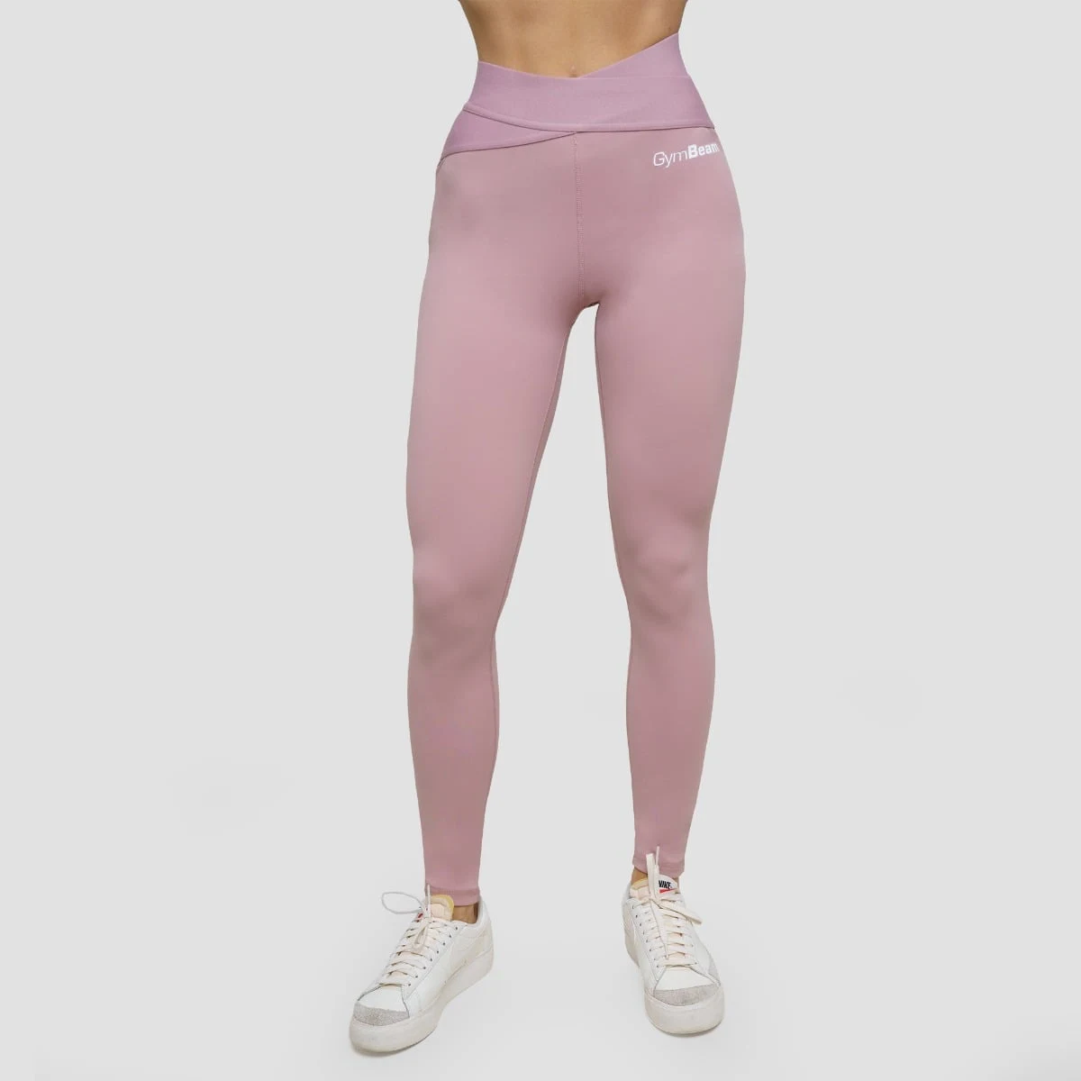 GymBeam Women‘s Agile Leggings Woodrose - Rozmiar: L | Kolor: Różowy | Waga: 0,204 g · záber 1