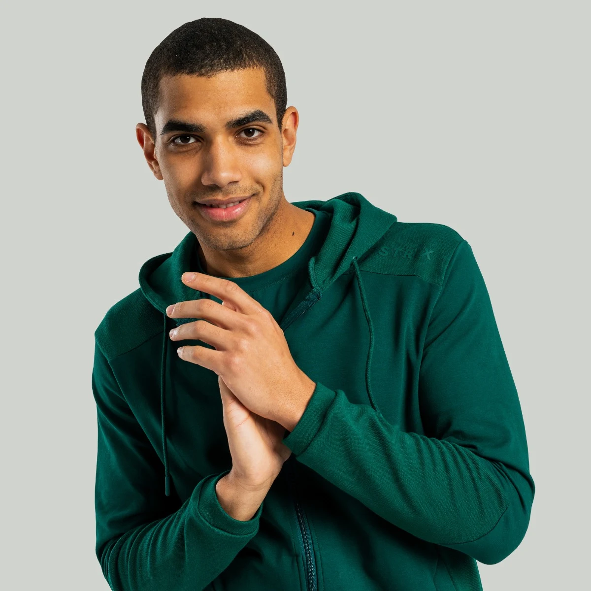 STRIX ALPHA Hoodie Emerald · záber 3