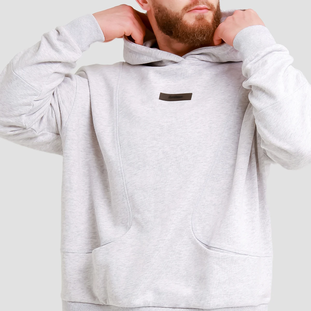 GymBeam Unity Hoodie Grey - Kolor: Szary | Waga: 0,88 g · záber 2