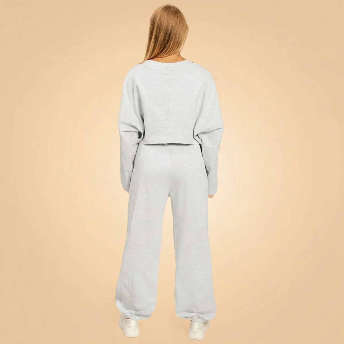 BeastPink Women‘s Bliss Joggers Grey · záber 4