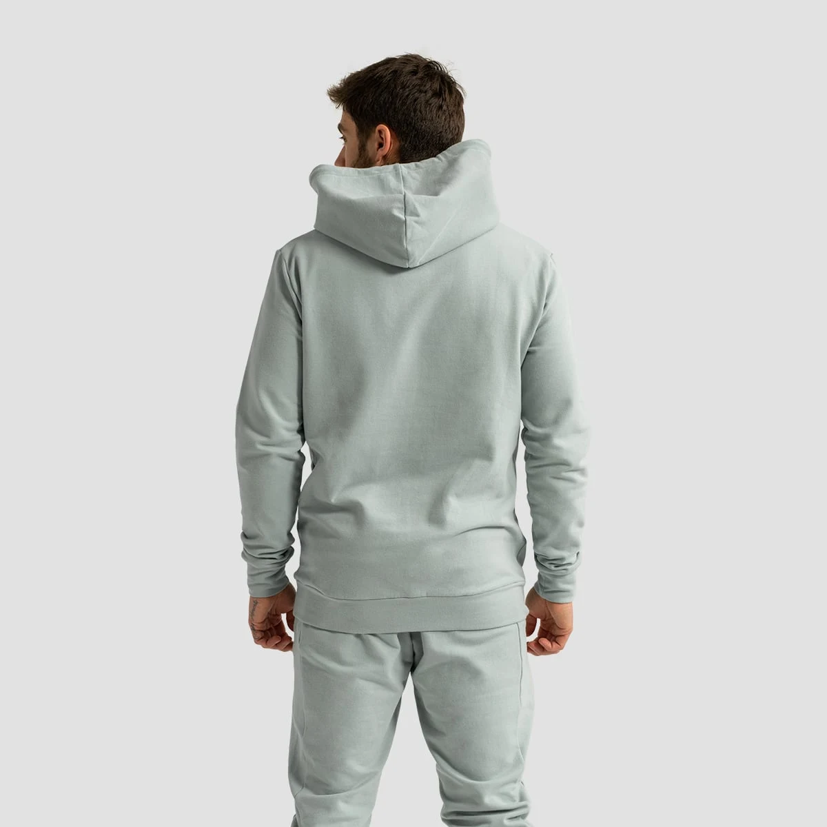 GymBeam Limitless Hoodie Eucalypt - Rozmiar: XXL | Kolor: zelená | Grupa wiekowa: Dorośli · záber 4