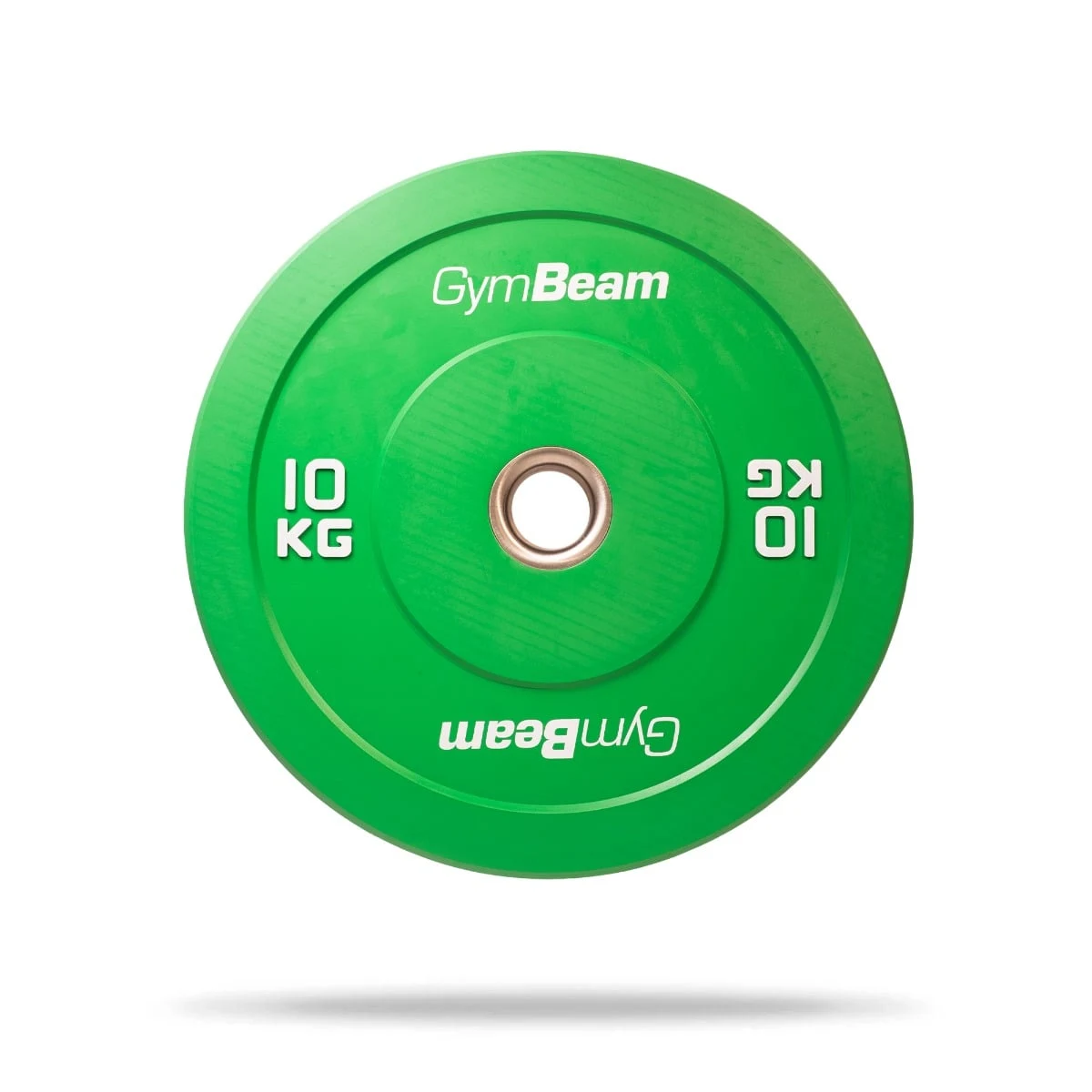 GymBeam Bumper Plate 51mm - Kolor: Zielony | Waga: 10 kg · záber 1