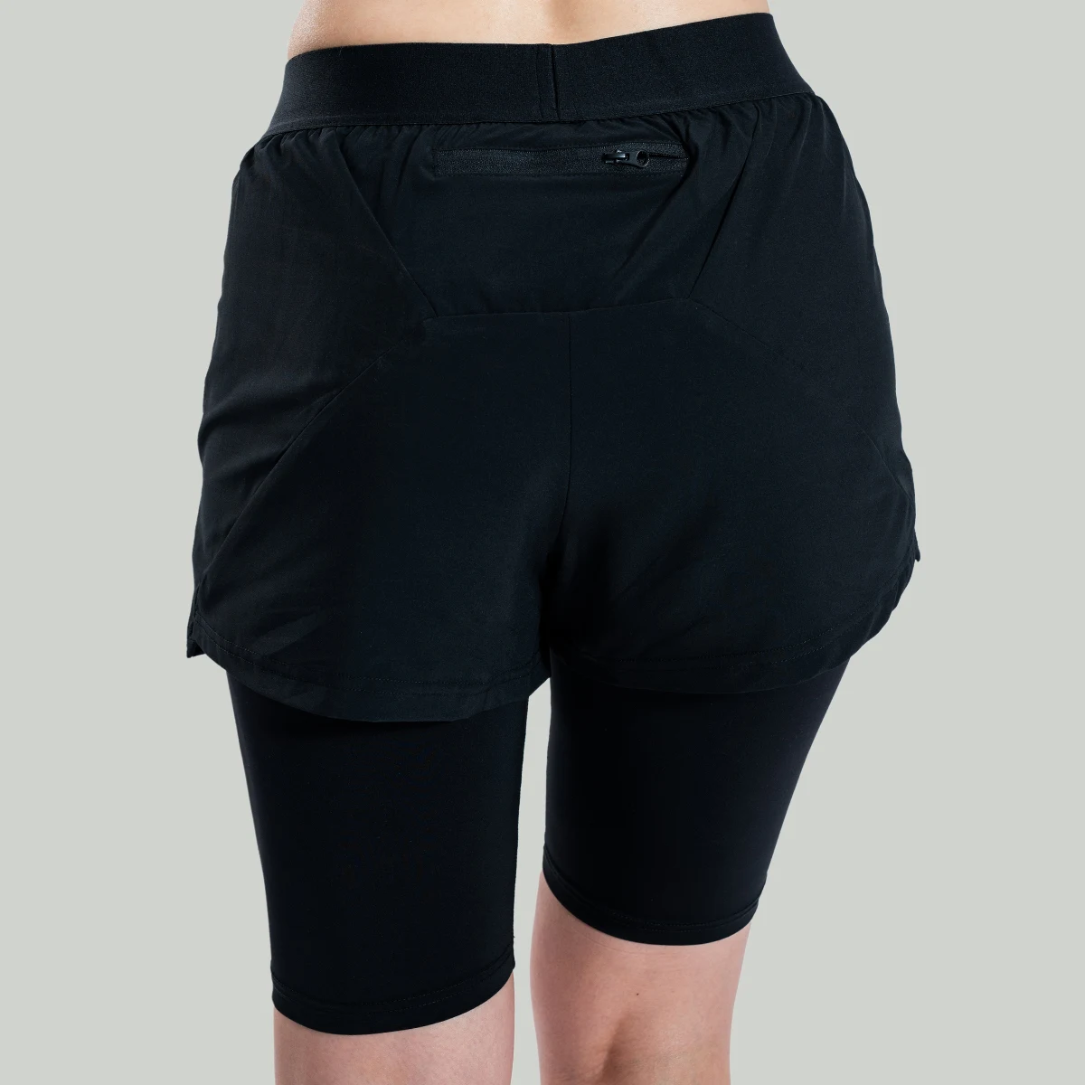 STRIX Women‘s ULTRA 2in1 Shorts Black - Rozmiar: XS | Kolor: Czarny | Waga: 0,17 g · záber 3