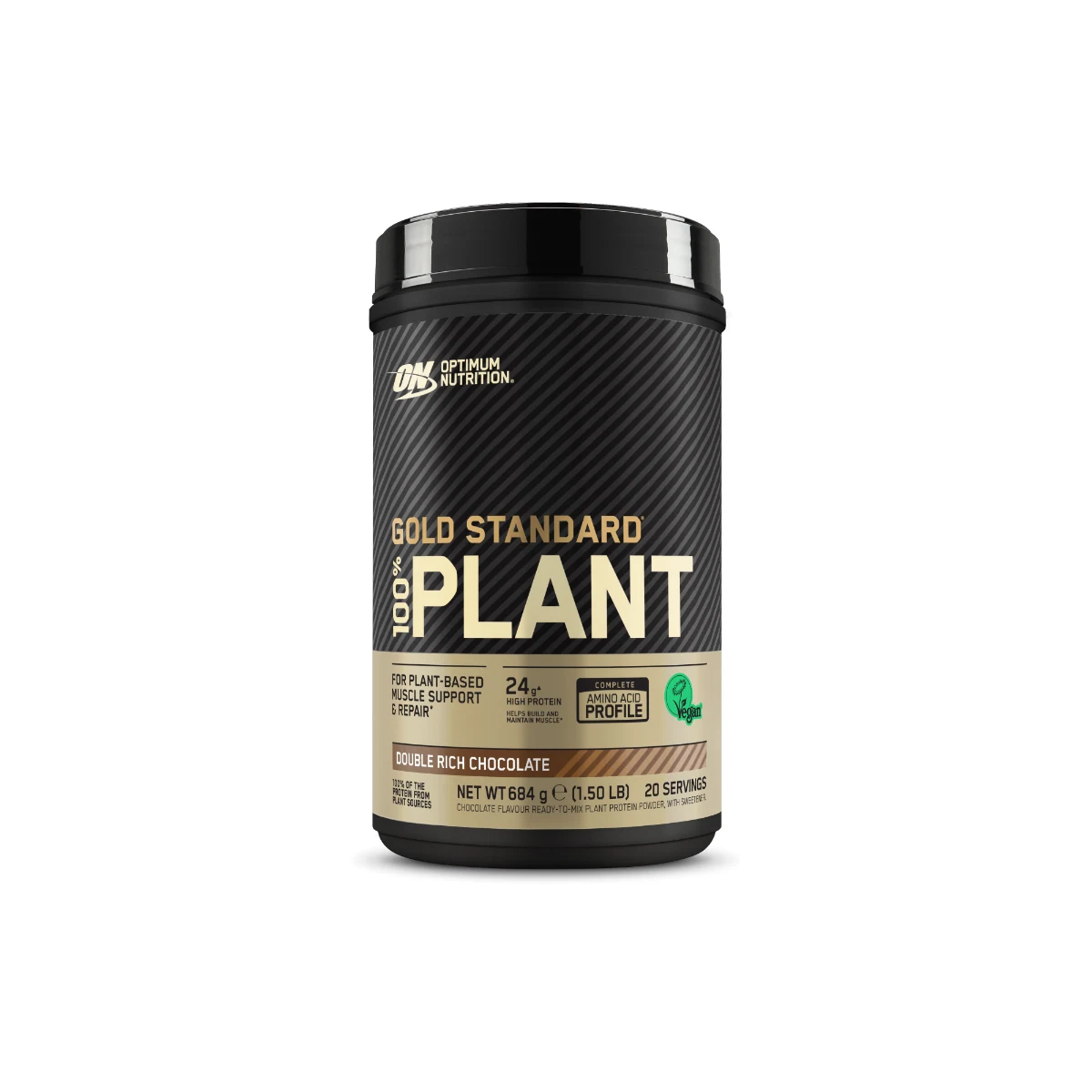 Optimum Nutrition Proteín Gold Standard 100% Plant - Smak: Czekolada | Waga: 0,68 g | Opakowanie: 680 g · záber 1
