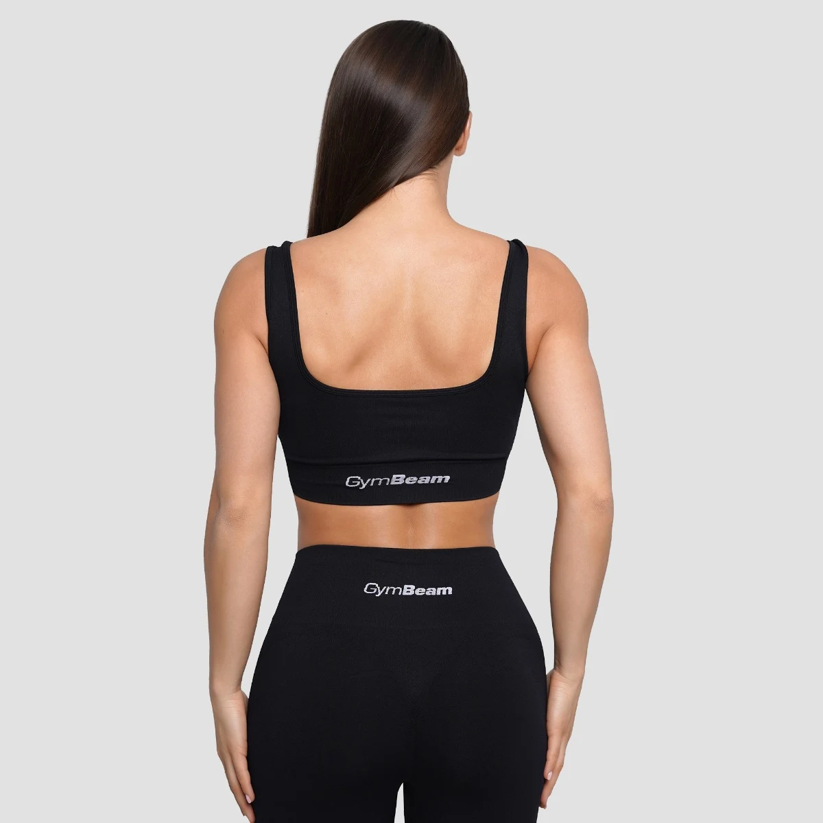 GymBeam Lift Seamless Sports Bra Black - Rozmiar: S | Kolor: Czarny | Waga: 0,1 g | Opakowanie: 65 · záber 5