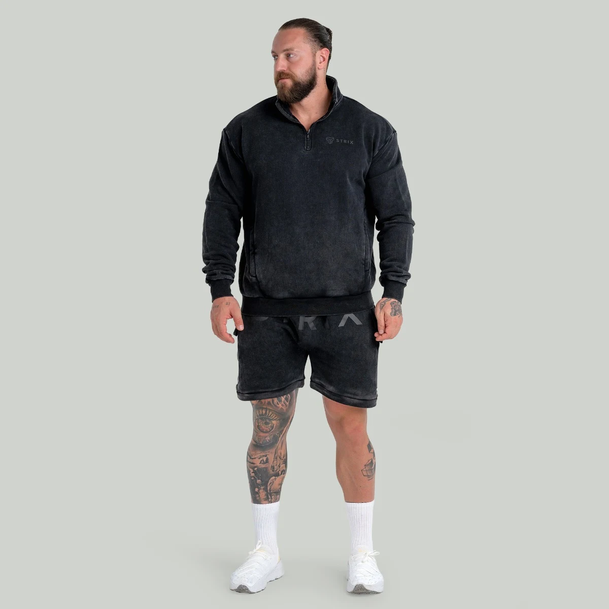 STRIX Jumper Washed Black · záber 5