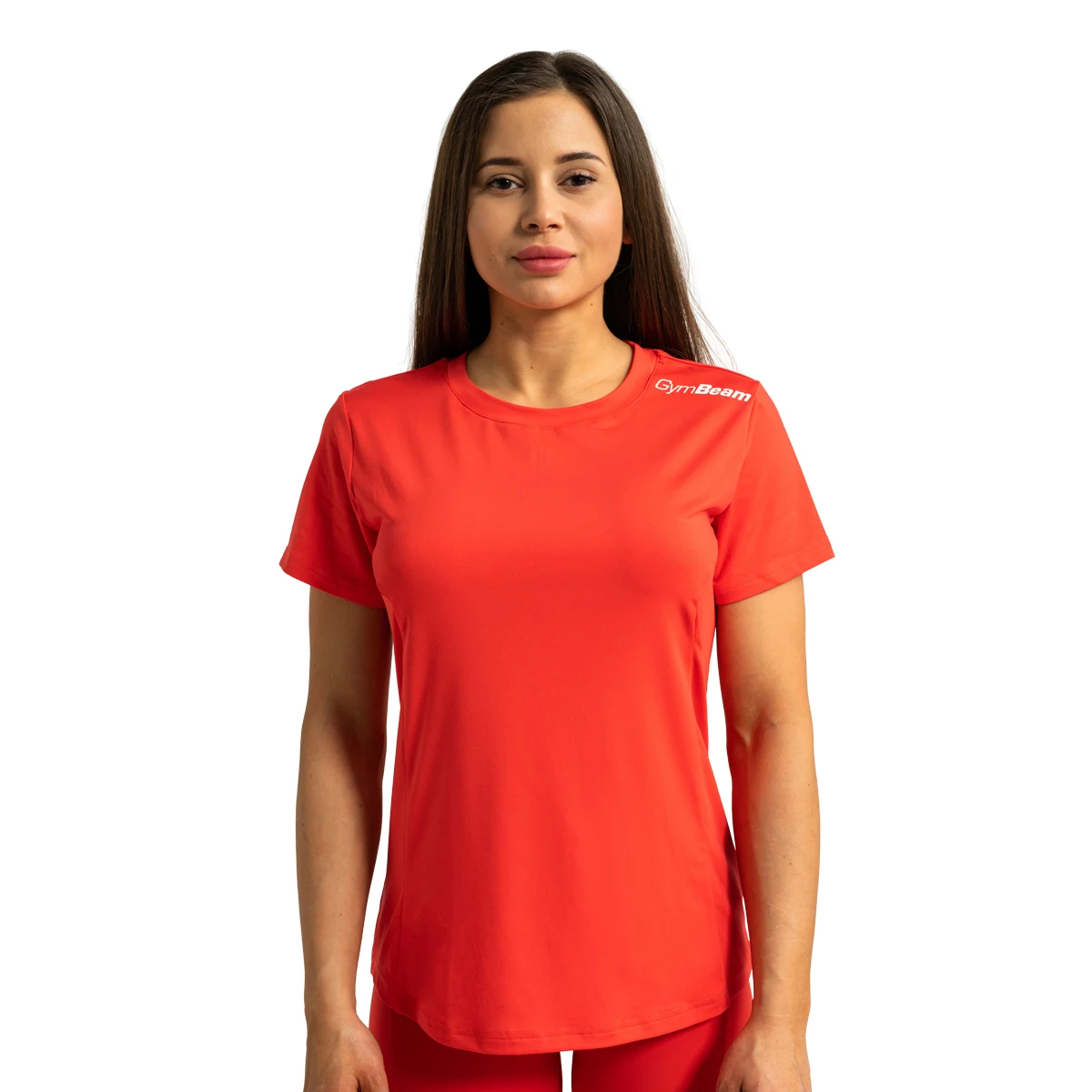 GymBeam Women‘s Limitless T-shirt Hot Red - Rozmiar: XXL | Kolor: Czerwony | Waga: 0,16 g · záber 4