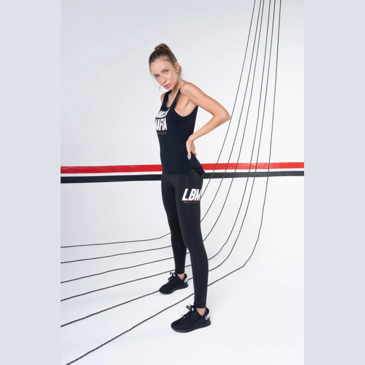 LABELLAMAFIA Legginsy damskie Essential Preto Black - Rozmiar: XS | Pohlavie: Damskie | Vek: Dorośli | Waga: 0,2 g · záber 3