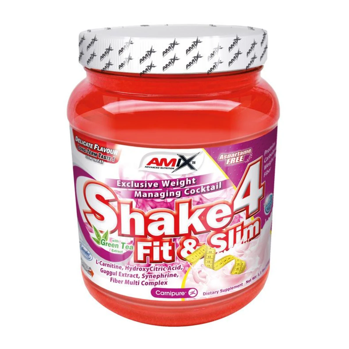 AMIX Shake 4 Fit & Slim - Smak: Czekolada | Waga: 1 g | Opakowanie: 1000 g · záber 2
