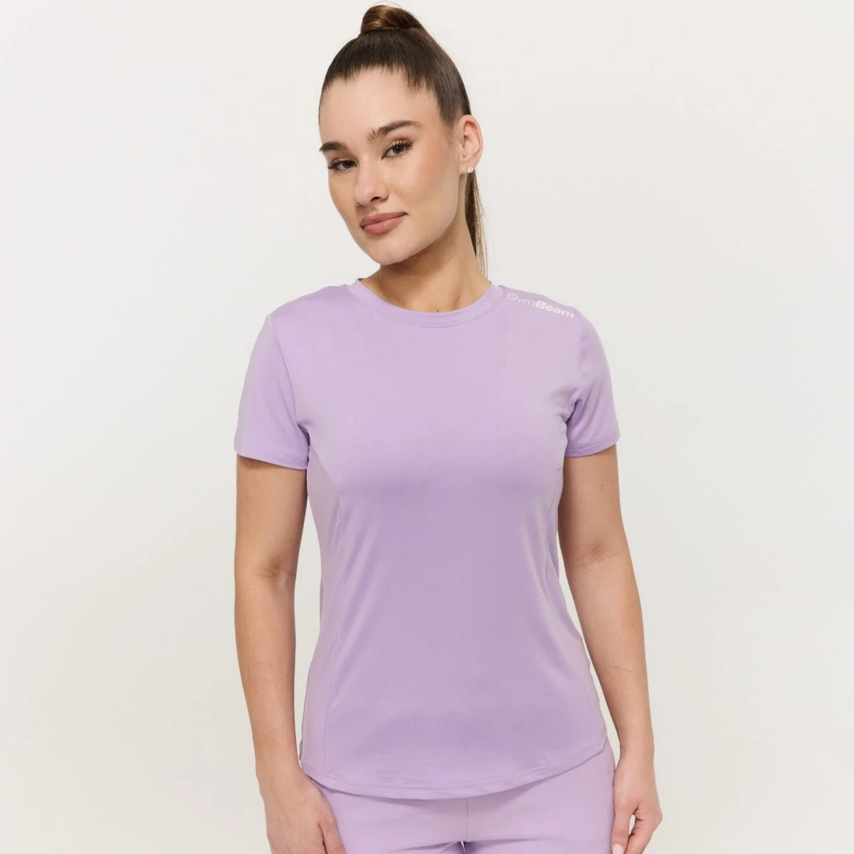 GymBeam Women‘s Limitless T-shirt Lavender - Rozmiar: XL | Kolor: Fioletowy | Waga: 0,17 g | Opakowanie: 125 · záber 1