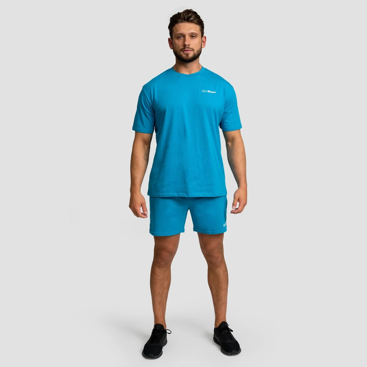 GymBeam Limitless Oversized T-shirt Aquamarine · záber 5