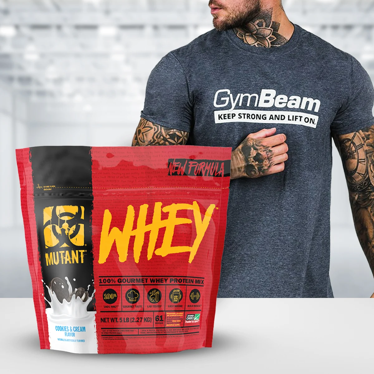 PVL Białko Mutant Whey - Smak: Lody waniliowe | Waga: 0,908 g | Opakowanie: 908 g · záber 5