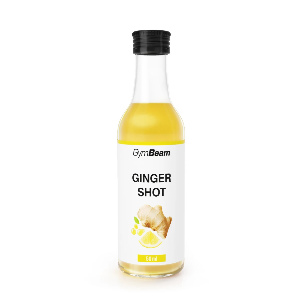 GymBeam Ginger Shot - Smak: Bez smaku | Waga: 0,05 g | Opakowanie: 50 ml · záber 1