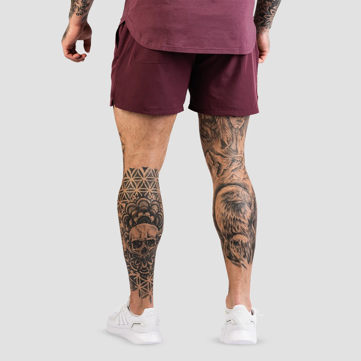 GymBeam Shorts TRN Eggplant - Rozmiar: XXL | Kolor: Fioletowy | Waga: 0,2 g | Opakowanie: 97 · záber 2