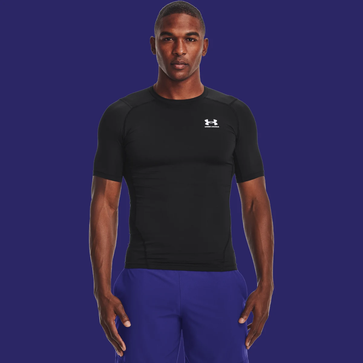 Under Armour Koszulka kompresyjna HG Armour Comp SS Black - Rozmiar: M | Kolor: Czarny | Waga: 0,12 g | Opakowanie: 100 · záber 1
