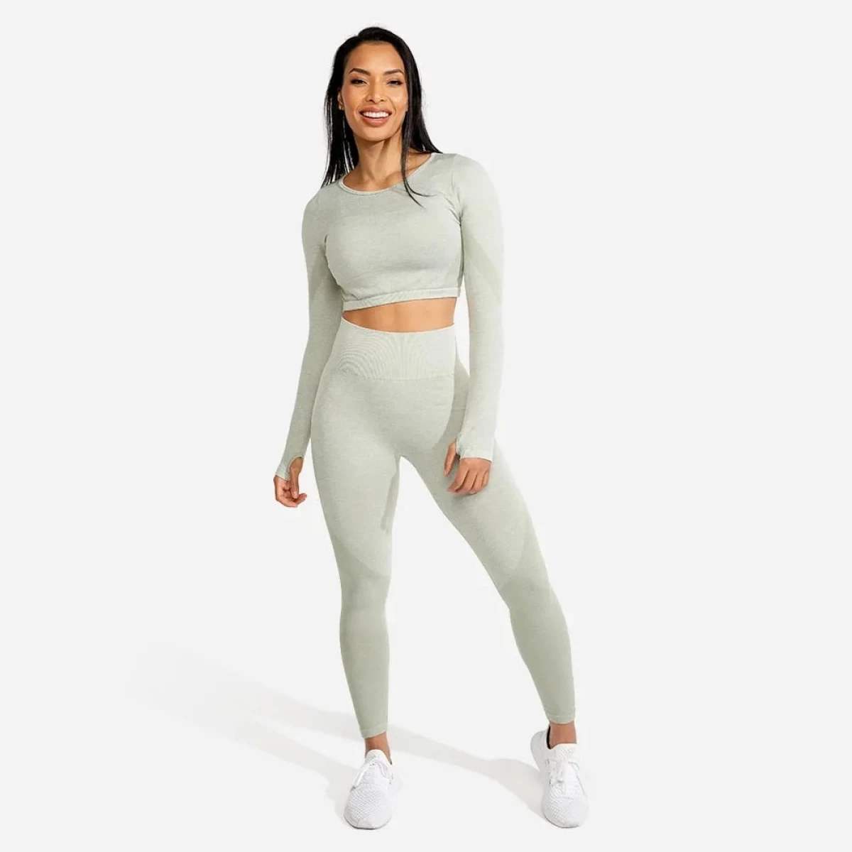 SQUATWOLF Damskie Legginsy Marl Seamless Ice - Rozmiar: XL | Pohlavie: Damskie | Vek: Dorośli | Waga: 0,35 g | Opakowanie: 100 · záber 4