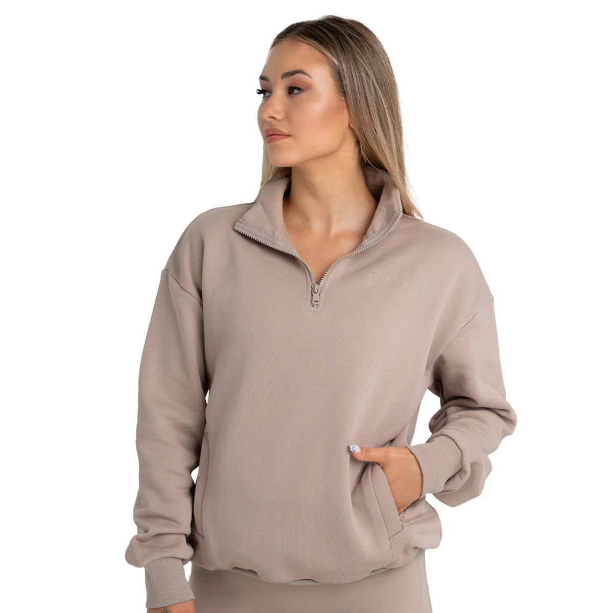 STRIX Women‘s Jumper Taupe - Rozmiar: XS | Kolor: Béžová | Waga: 0,7 g | Opakowanie: 32 · záber 5