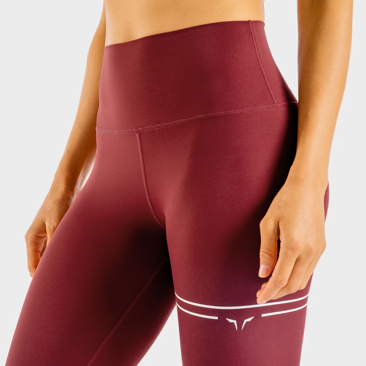 Damskie legginsy Flux Maroon - SQUATWOLF · záber 4